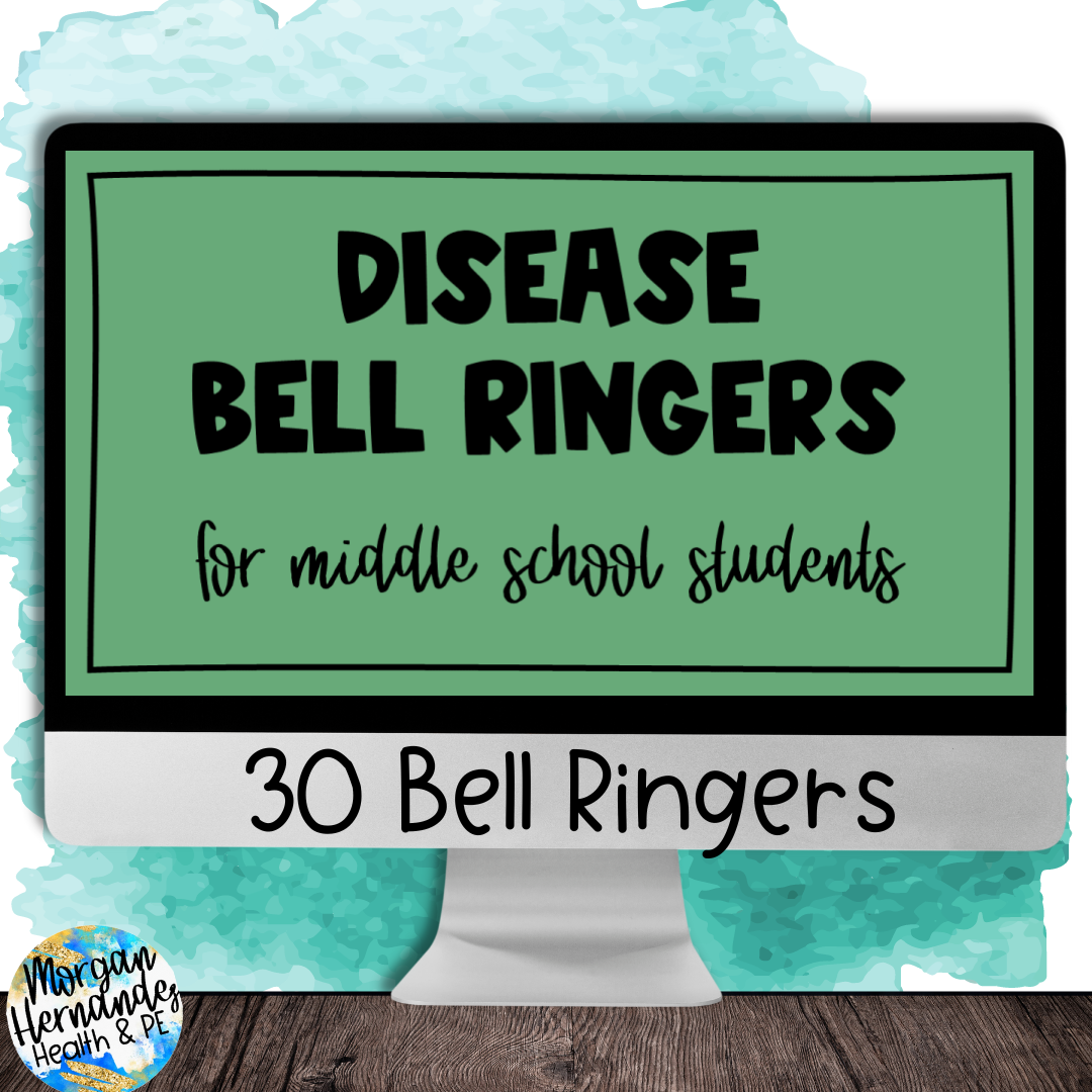 Class Bell Ringer Middle School Health Bell Ringers | Infectious and Non Communicable ...