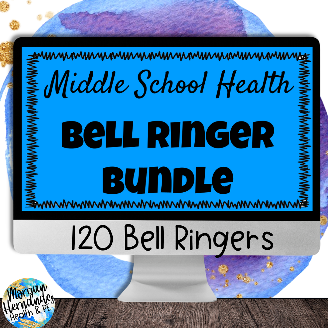 Class Bell Ringer Middle School Health Bell Ringer Bundle - Classful