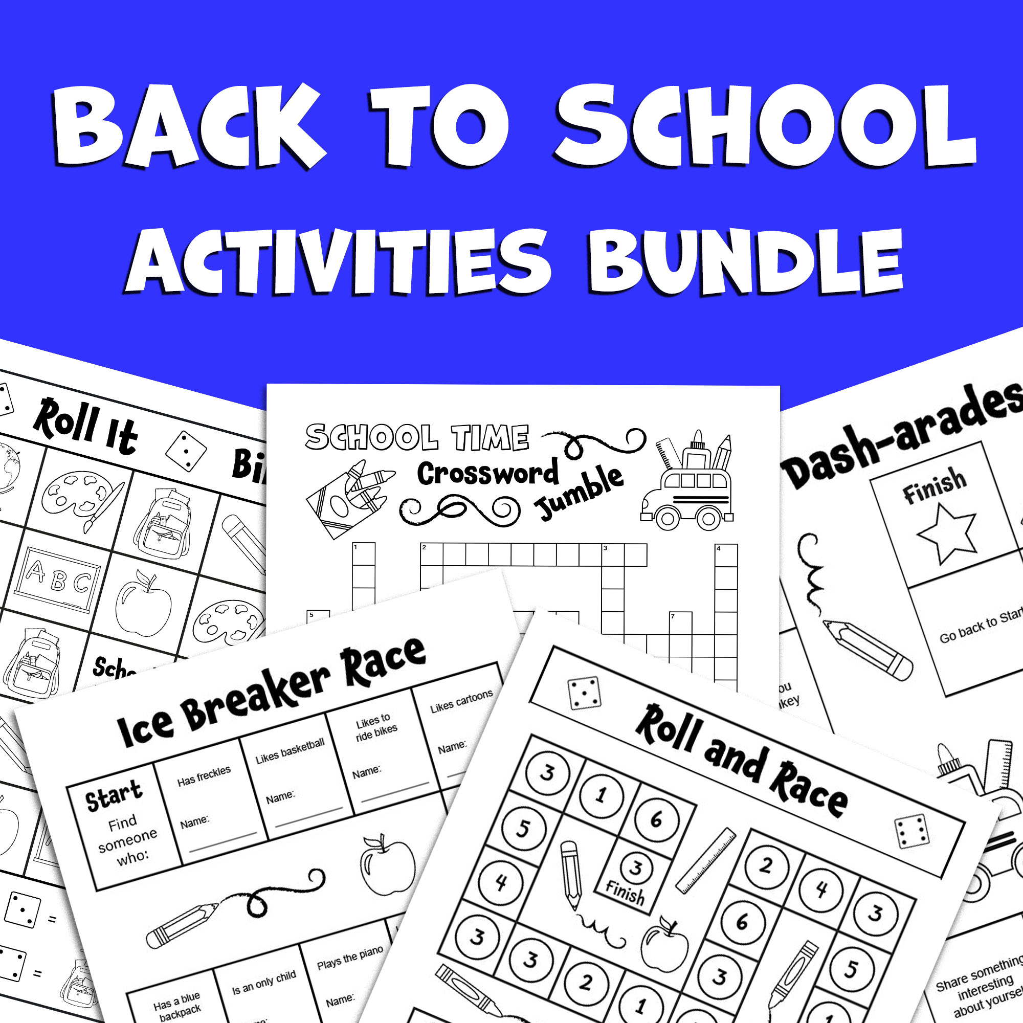 BUNDLE- Back to School Activities | First Week of School | Summer ...