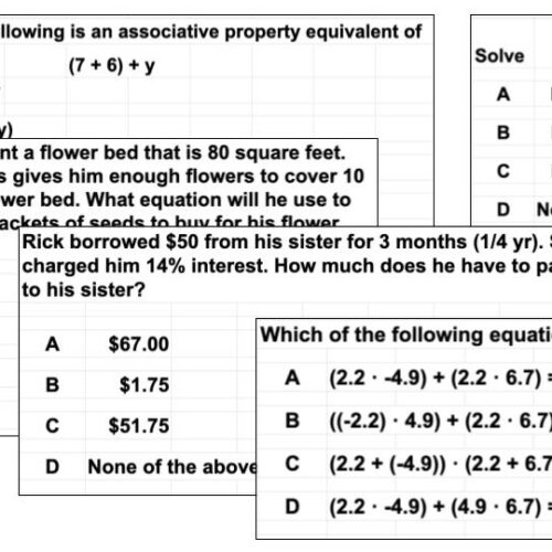 7th Math Unfair Review Game (Algebraic Reasoning) - Classful