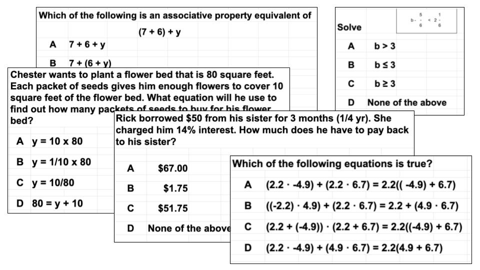 7th Math Unfair Review Game (Algebraic Reasoning) - Classful