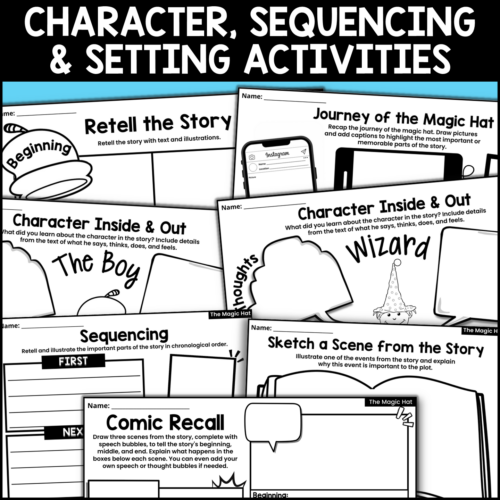 The Magic Hat Interactive Read-Aloud Activities and Book