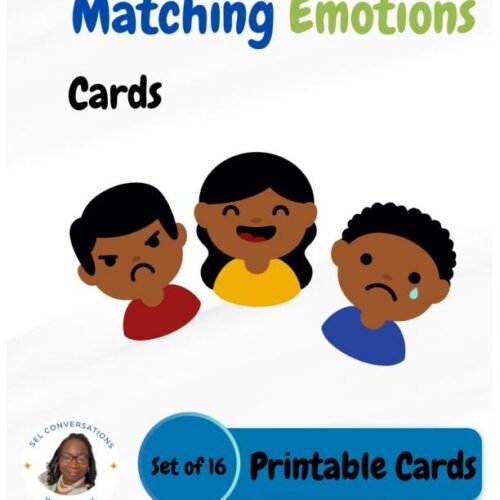 Emotions Matching Cards for Teaching Social Emotional Learning Skills ...