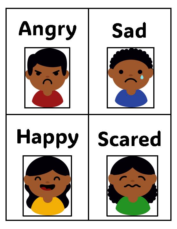 Emotions Matching Cards for Teaching Social Emotional Learning Skills ...