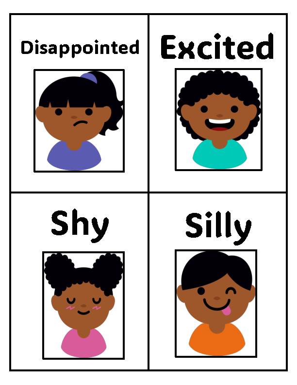 Emotions Matching Cards for Teaching Social Emotional Learning Skills ...