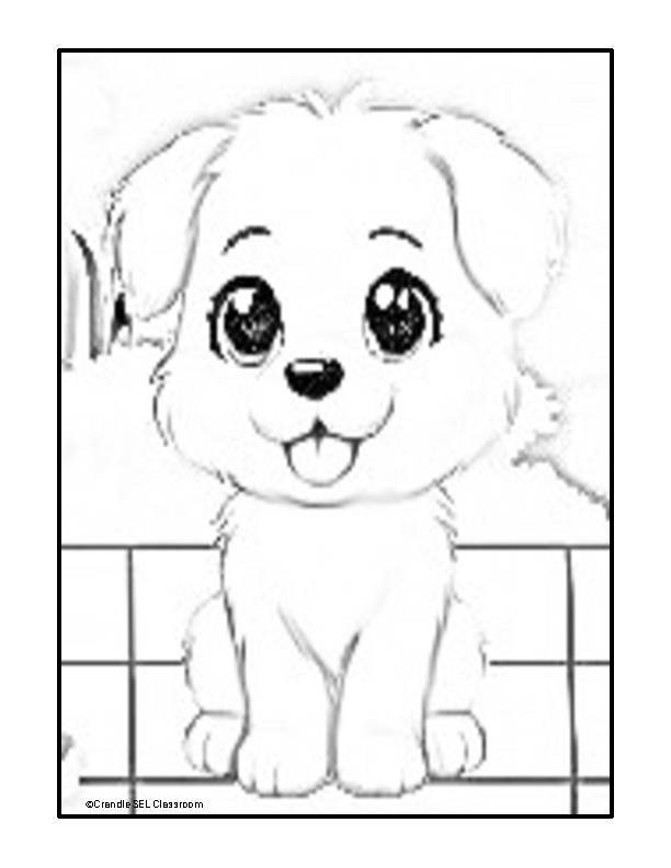 Free Dog Coloring Pages - Classful