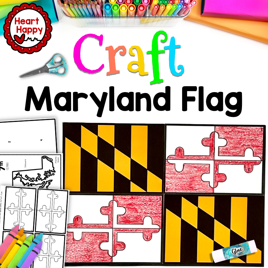 Maryland State Symbols Craft BUNDLE - Classful