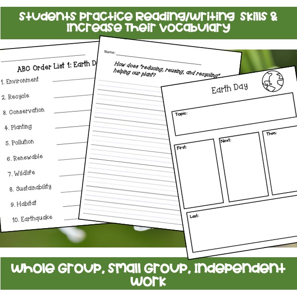 Earth Day No Prep Activity Packet - Classful