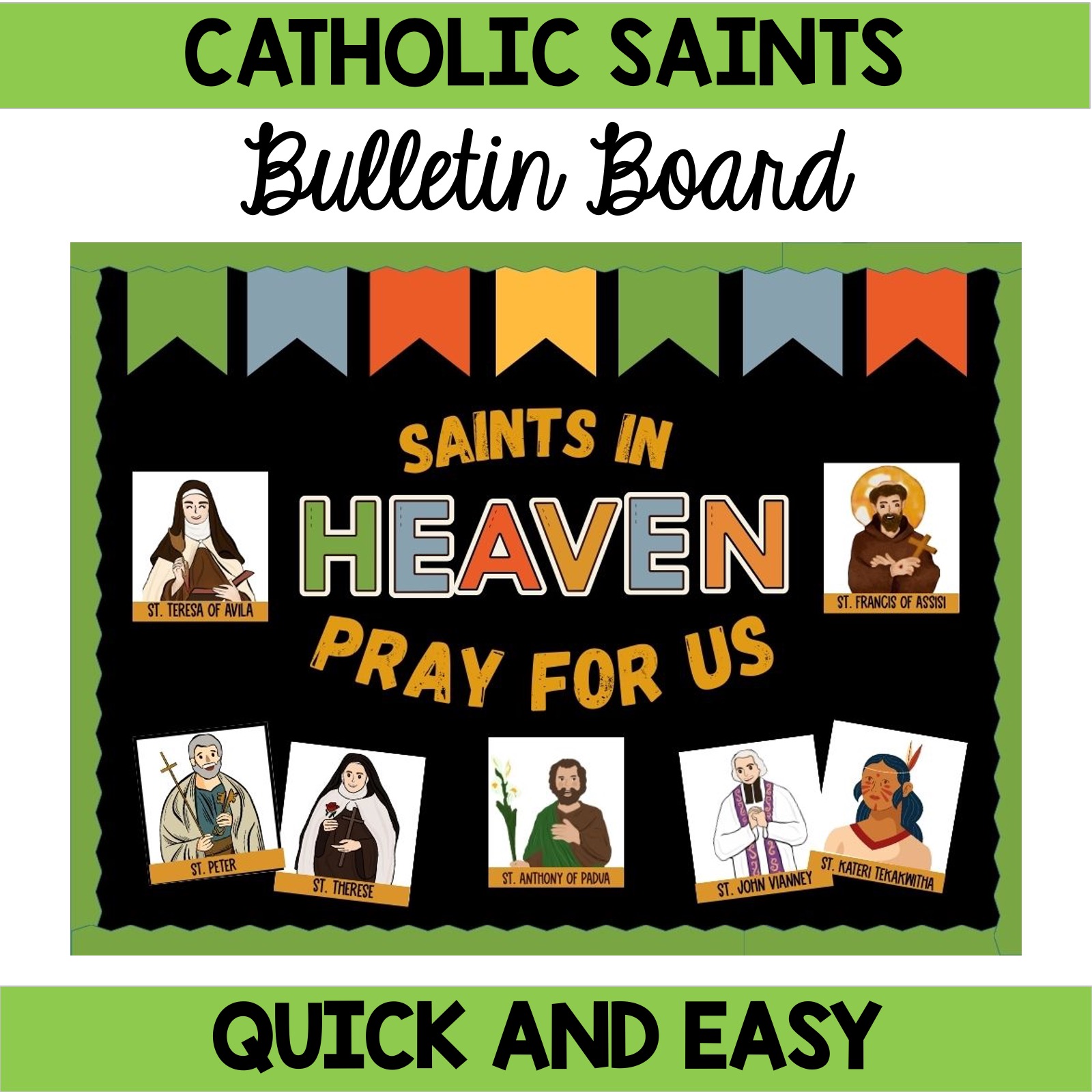 Catholic Saints Bulletin Board: Saints in Heaven Pray for Us