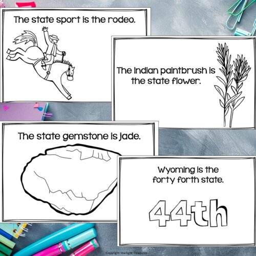 Wyoming Mini Book for Early Readers - A State Study - Classful