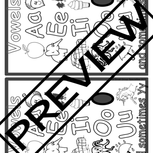 Phonics Anchor Chart - Vowels - Long and Short Sounds - Classful