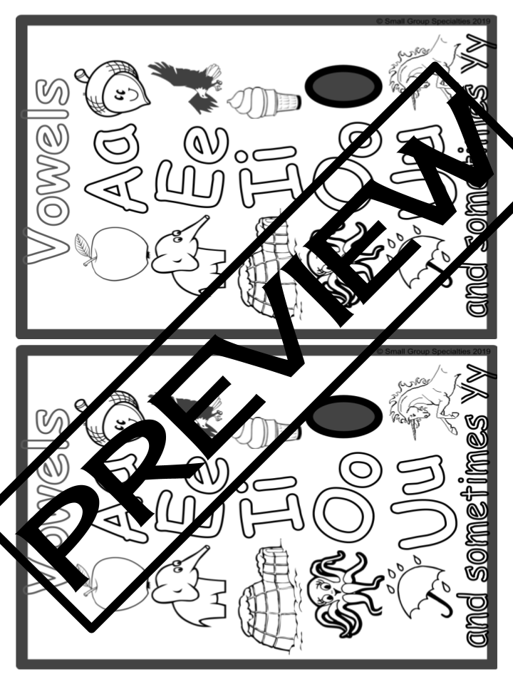 Phonics Anchor Chart - Vowels - Long and Short Sounds - Classful