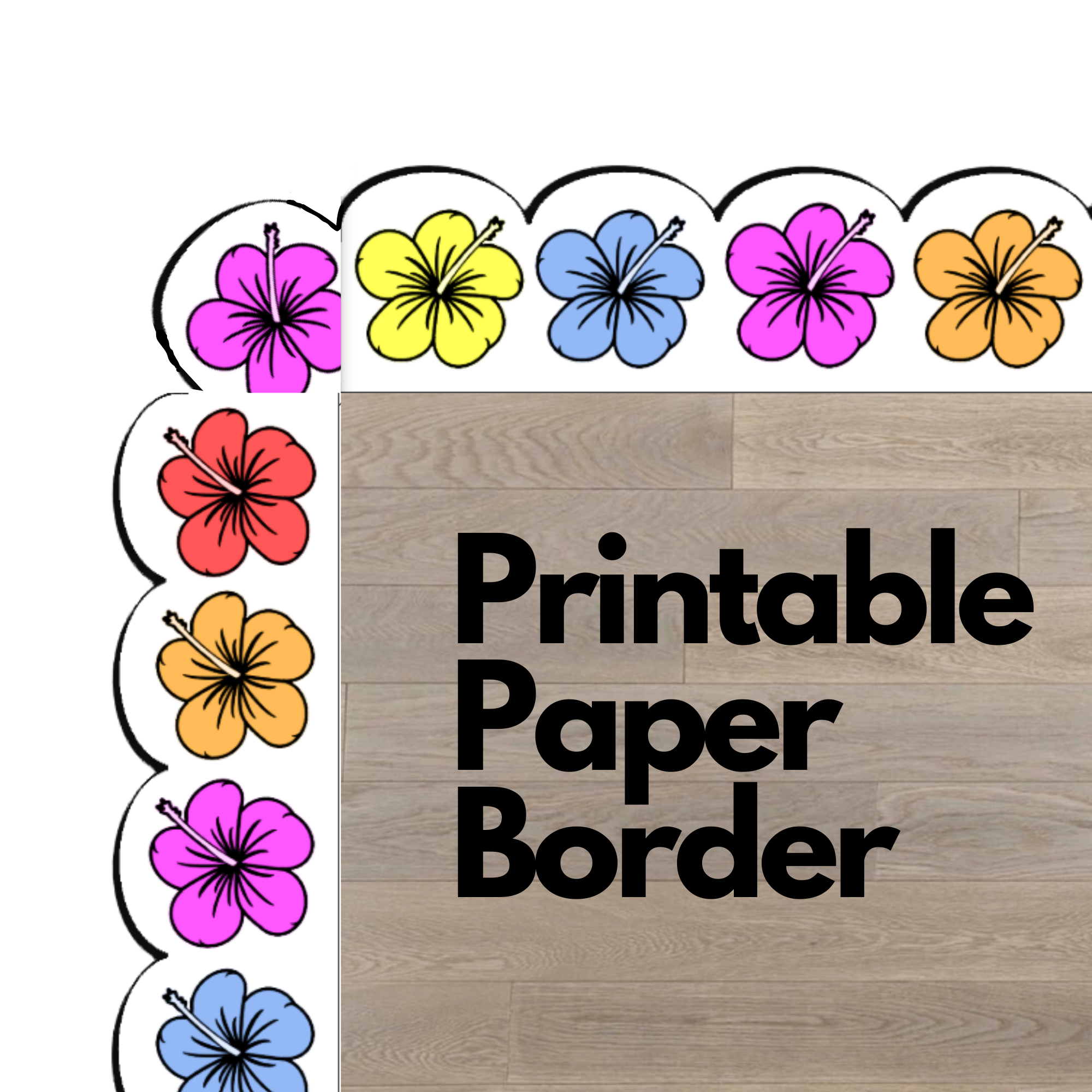 hawaiian-flower-hibiscus-bulletin-board-paper-border-trim-rainbow-classroom-decoration-lelo-and-stitch-hawaii-luau-flowers-90s-y2k-classful for Free Printable Flowers For Bulletin Boards Hawaiian flower Hibiscus Bulletin Board Paper Border Trim Rainbow Classroom Decoration Lelo and Stitch Hawaii Luau Flowers 90s Y2K - Classful for Free Printable Flowers For Bulletin Boards