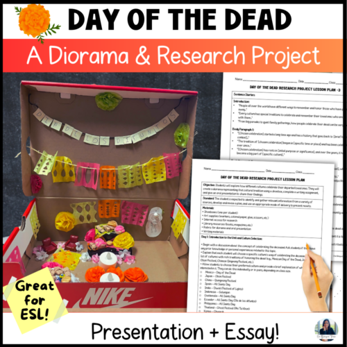 Day of the Dead, Dia de los muertos & Diorama Research Project for 6th ...