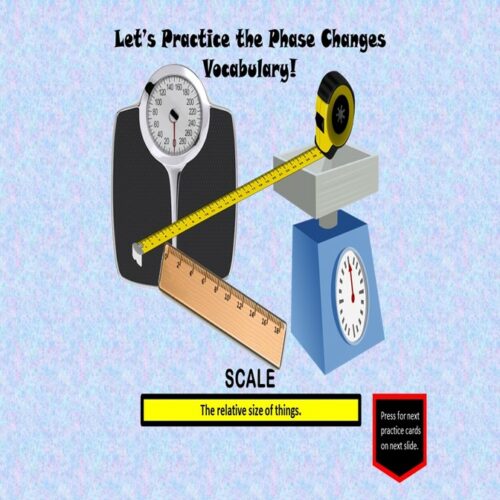 Science Phase Changes Vocabulary Interactive Review - Classful