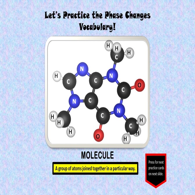 Science Phase Changes Vocabulary Interactive Review - Classful