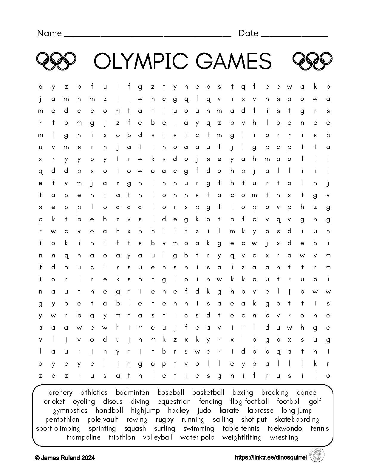 olympic-games-word-search-word-find-2-versions-easy-and-hard-paris-2024-classful for Olympic Word Search Free Printable Olympic Games Word Search / Word Find - 2 versions (easy and hard) - Paris 2024 - Classful for Olympic Word Search Free Printable