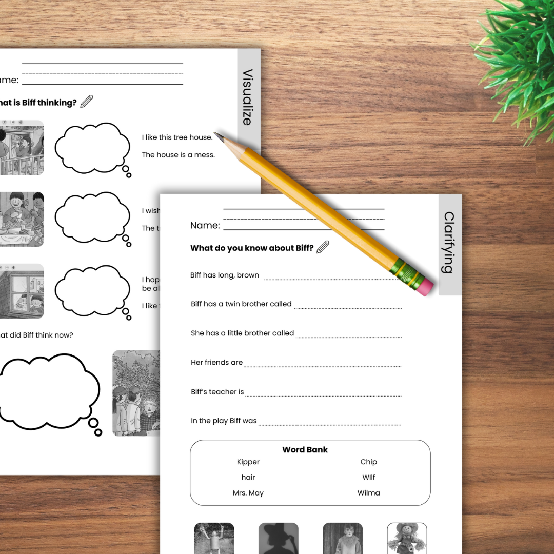 Oxford Reading Tree Level 4 Comprehension Worksheets ORT - Classful