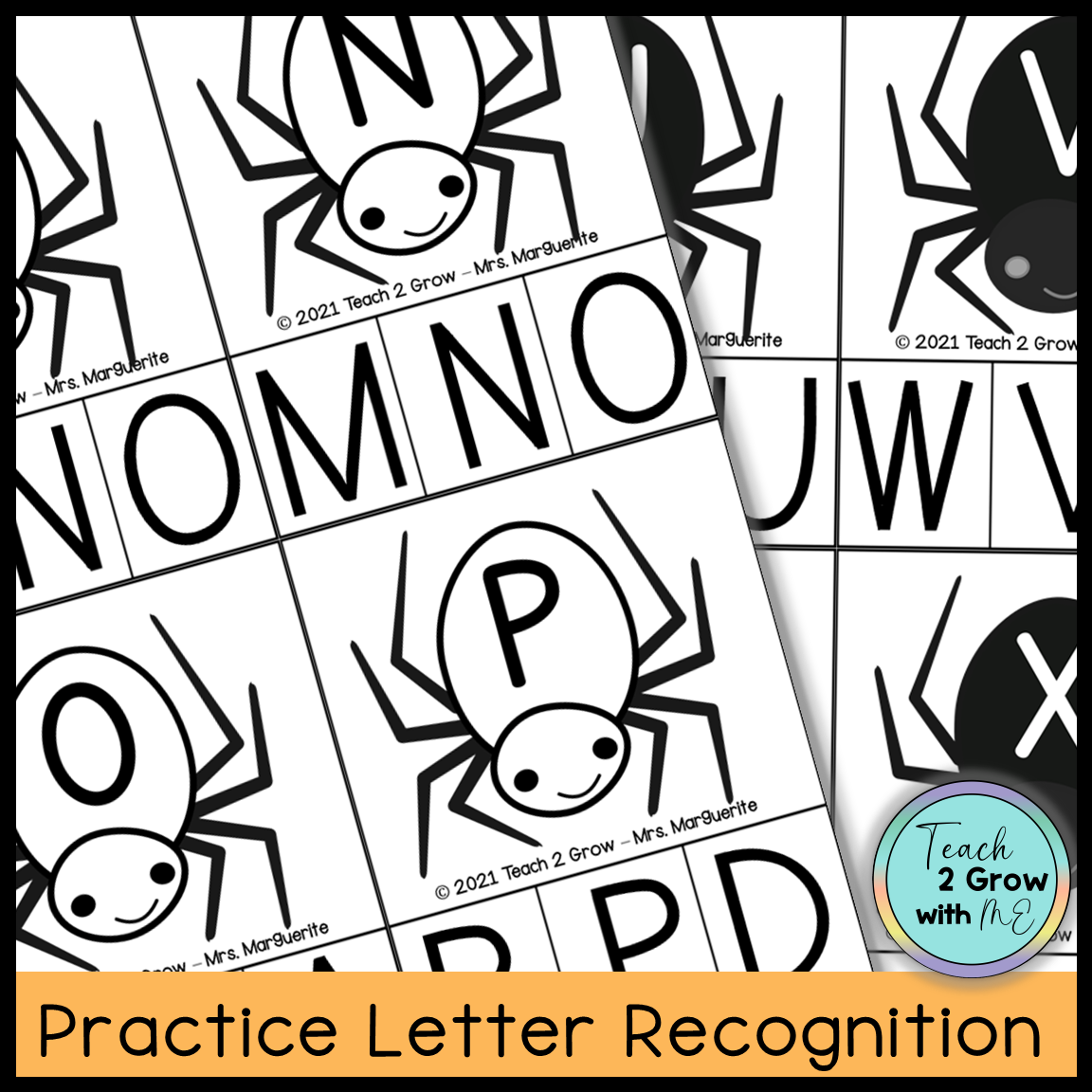 Halloween Letter Recognition Clip Cards BUNDLE - Classful