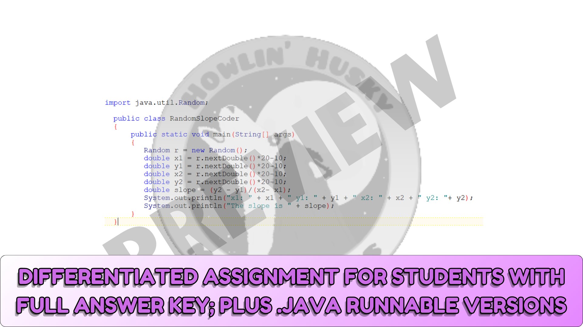 The Math and Random Classes- Programming in Java Course Lesson 3 - Classful