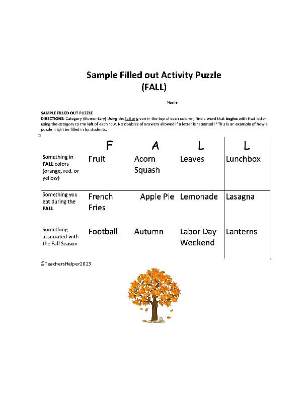 SCHOOL- A Fun Cooperative Brainstorming Activity for Advisory, Homeroom ...