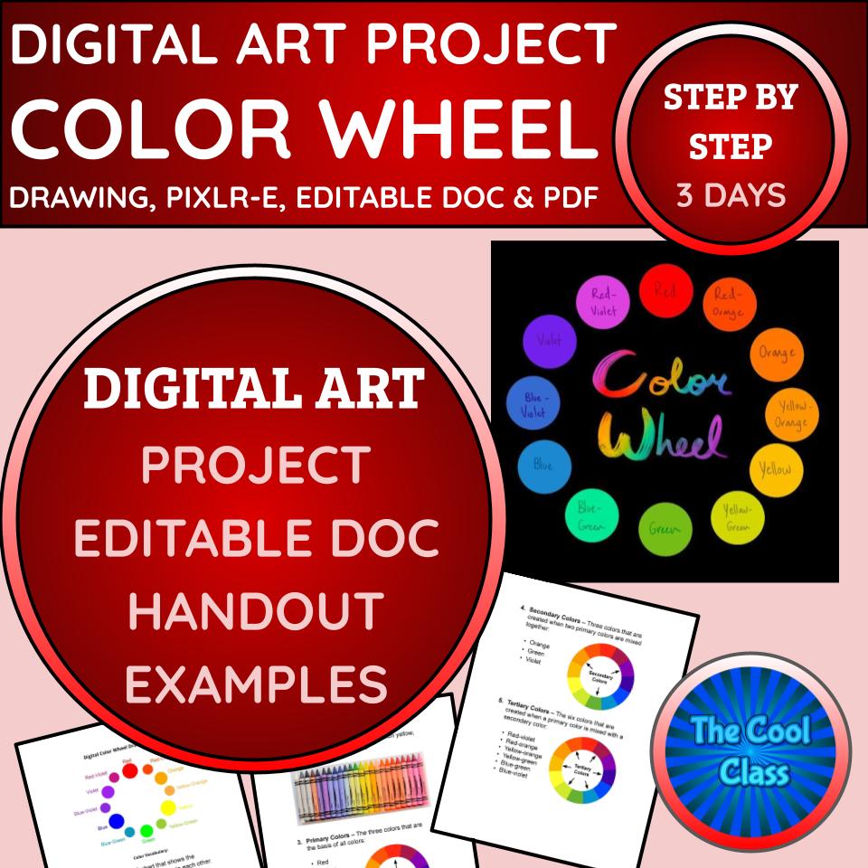 Color Theory Projects Color Wheel Christmas Ornament Art Project