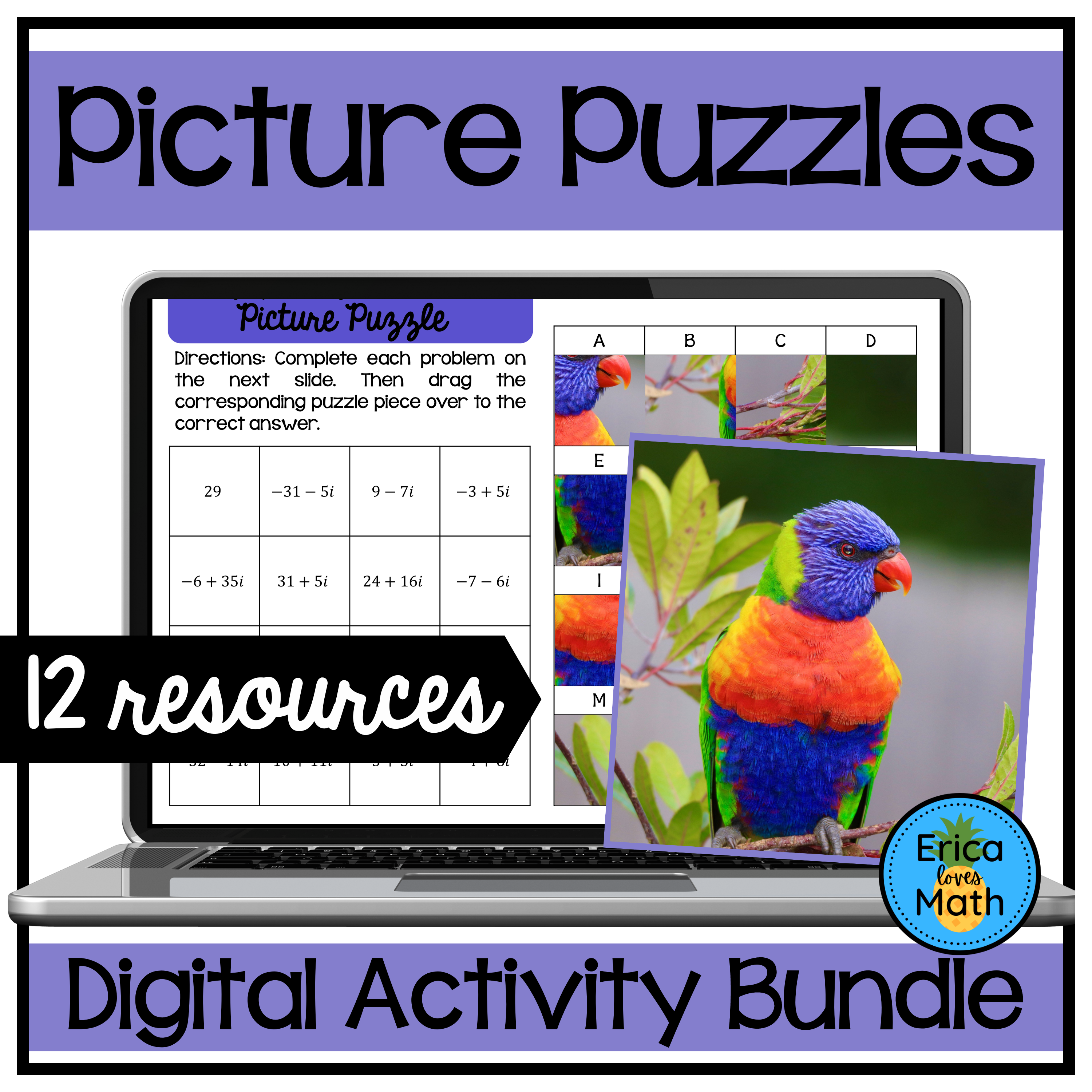 Picture Puzzle Digital Activity Bundle - Classful