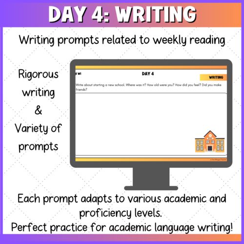 Newcomer ESL Bell Ringers for Beginner Reading Comprehension Activities ...