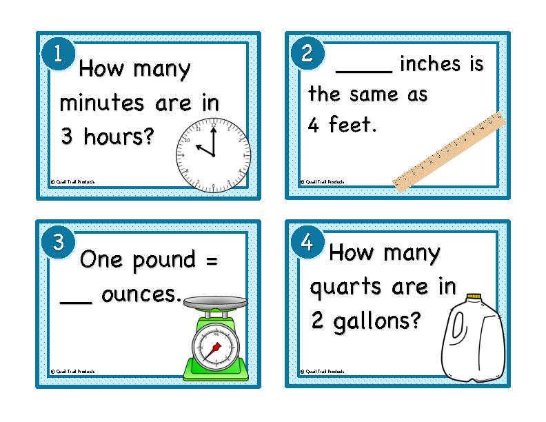 Converting Units of Measurement Task Cards - Classful