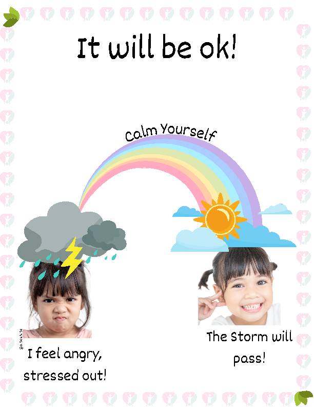 Calming Strategies Visual Cards and Poster for Calm Down Corner - Classful