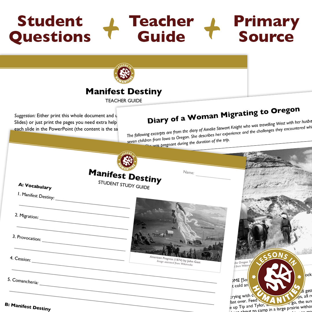 Manifest Destiny PowerPoint & Google Slides | American History - Classful