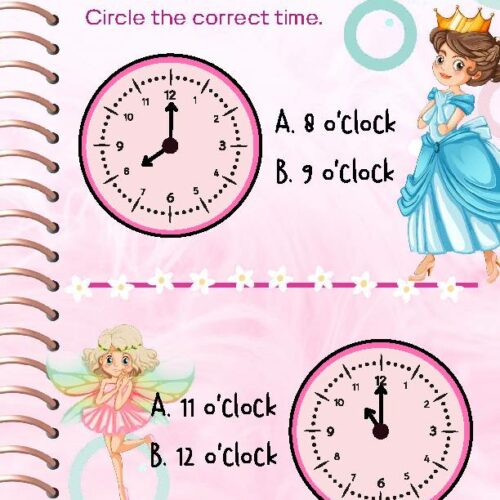 Telling The Time Beginner, Printable, Clock Learning Time, Busy Book ...