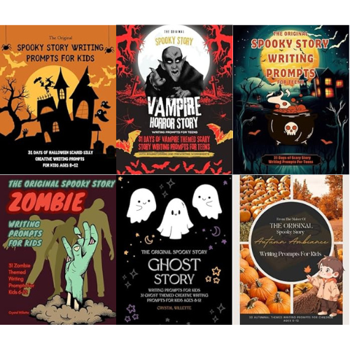 SPOOKY STORY WRITING PROMPTS FOR KIDS AND TEENS COLLECTION PDF