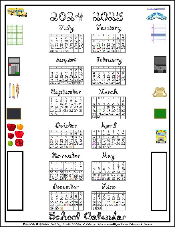 school-year-calendar-2024-to-2025-printable-with-fabric-font-letters-and-numbers-classful