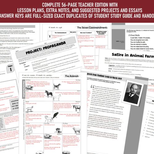 Animal Farm by George Orwell Complete Unit Study - Classful