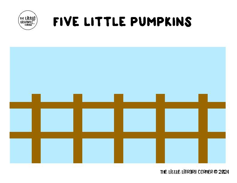 Five Little Pumpkins Craft Template - Classful