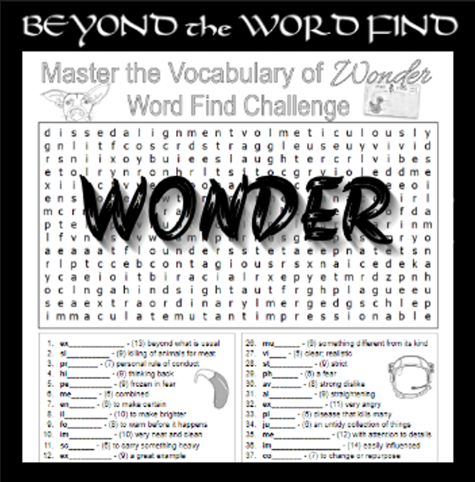 wonder-prereading-vocabulary-puzzle-quiz-worksheet-test-review-word-search-no-prep-just-print-pdf-classful for Free Printable Wonderword Word Puzzles WONDER - Prereading Vocabulary Puzzle (Quiz, Worksheet, Test, Review, Word Search) - NO PREP, Just Print! PDF - Classful for Free Printable Wonderword Word Puzzles