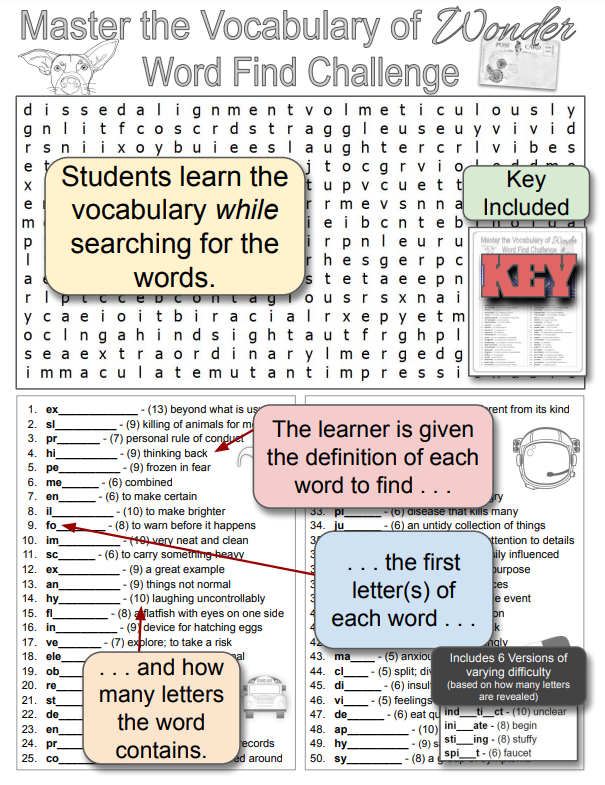 wonder-prereading-vocabulary-puzzle-quiz-worksheet-test-review-word-search-no-prep-just-print-pdf-classful for Free Printable Wonderword Word Puzzles Pdf WONDER - Prereading Vocabulary Puzzle (Quiz, Worksheet, Test, Review, Word Search) - NO PREP, Just Print! PDF - Classful for Free Printable Wonderword Word Puzzles Pdf