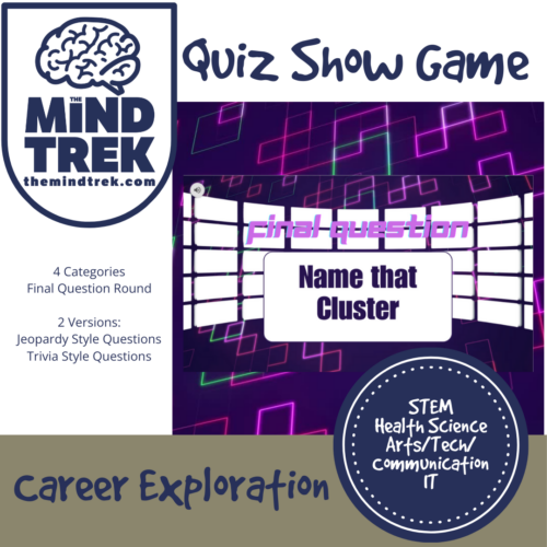 Career Clusters Vol. 3 - Middle School Career Exploration Game - Quiz ...