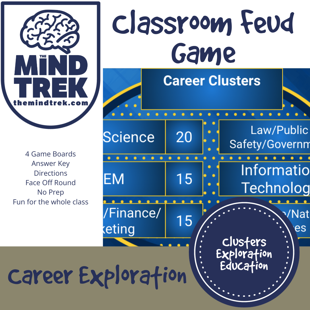 Middle School Career Exploration Classroom Feud (Family Feud Style Game ...