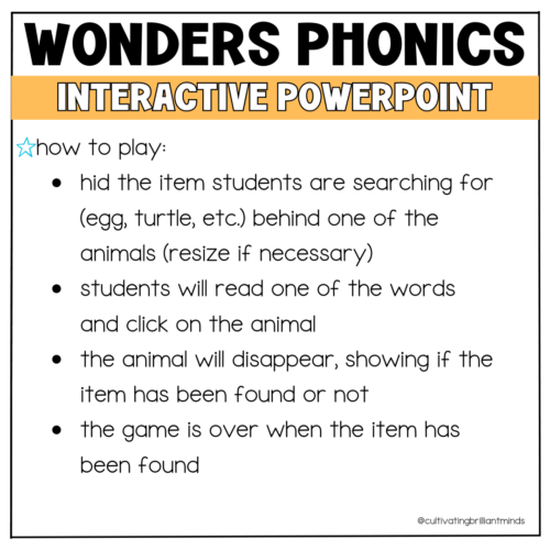 McGraw-Hill Wonders First Grade Phonics Centers | Unit 1 Week 6 - Classful