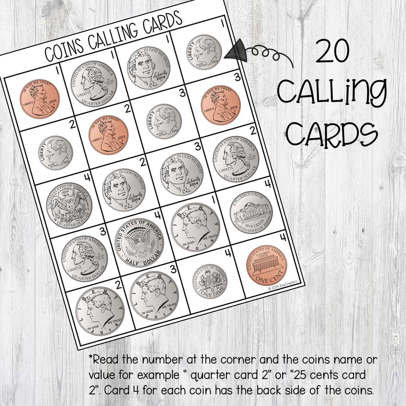 coins-recognition-bingo-cards-identifying-coins-bingo-game-classful