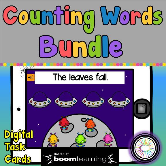 Phonological Awareness - Counting words bundle Digital Task Cards ...