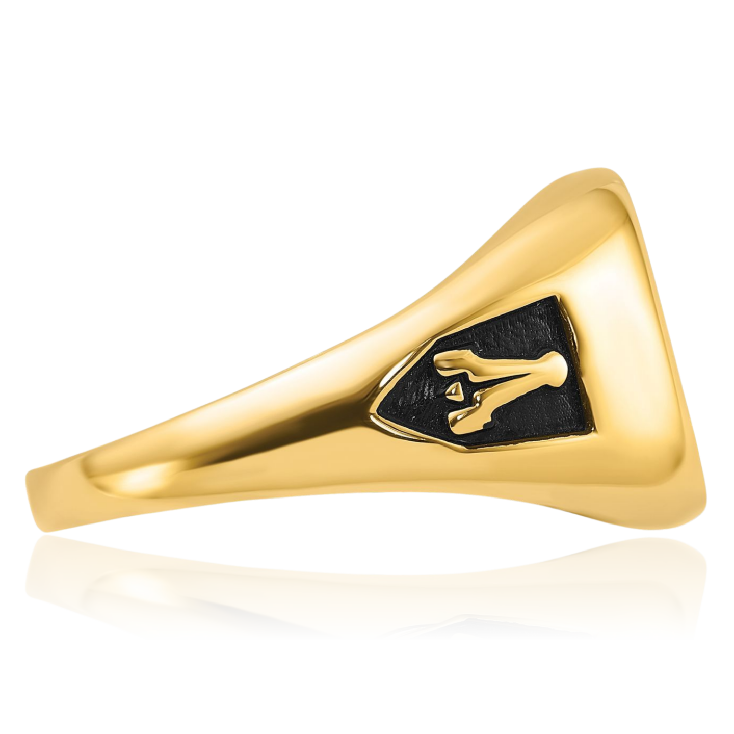 10K Solid Yellow Gold Mens Black Lab Ruby Masonic Ring - Picture 22 of 110