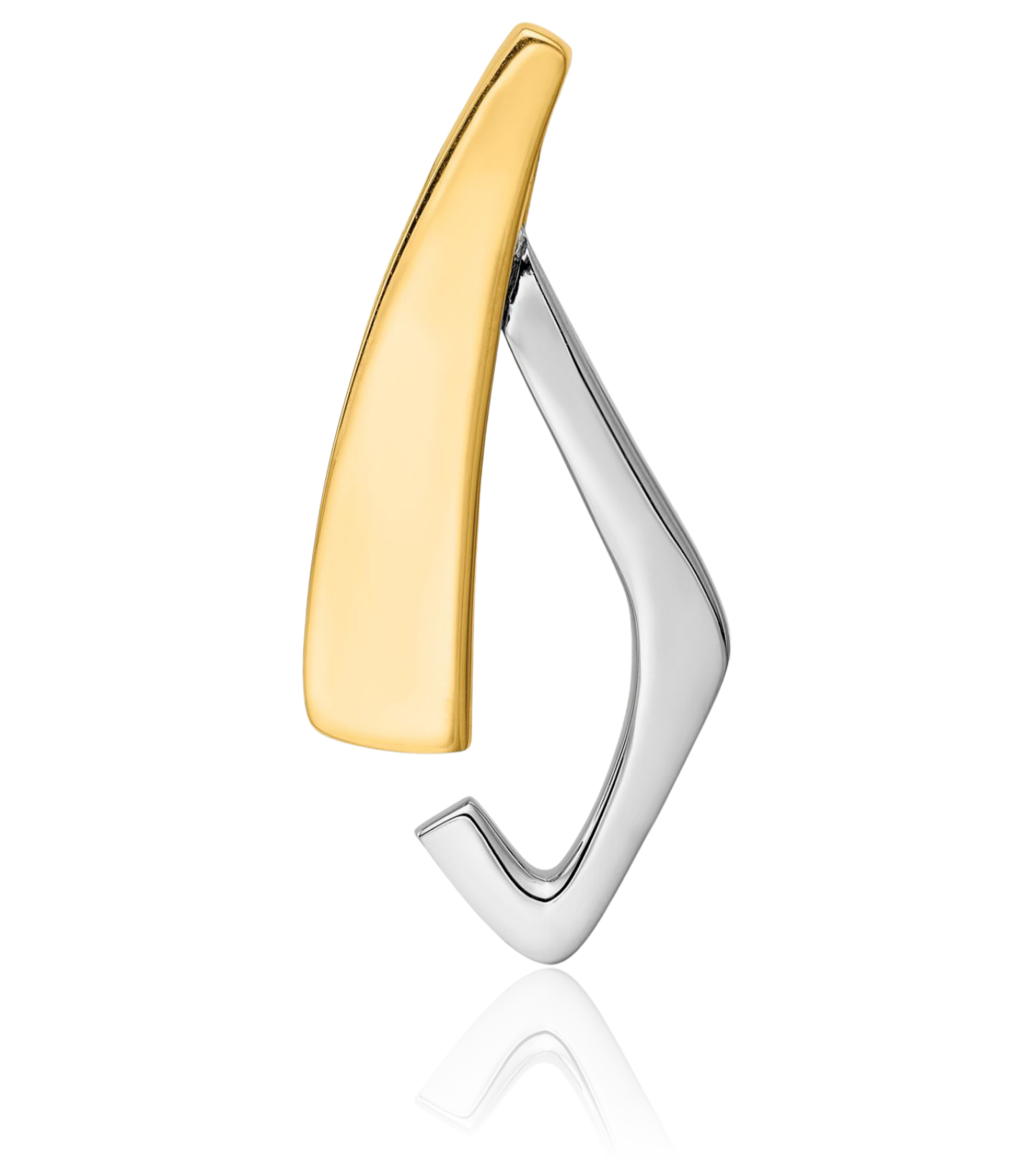 14K massives zweifarbiges Gold Cubetto Omega Schlange 8 mm Wendeplättchen Halskette - Bild 8 von 37