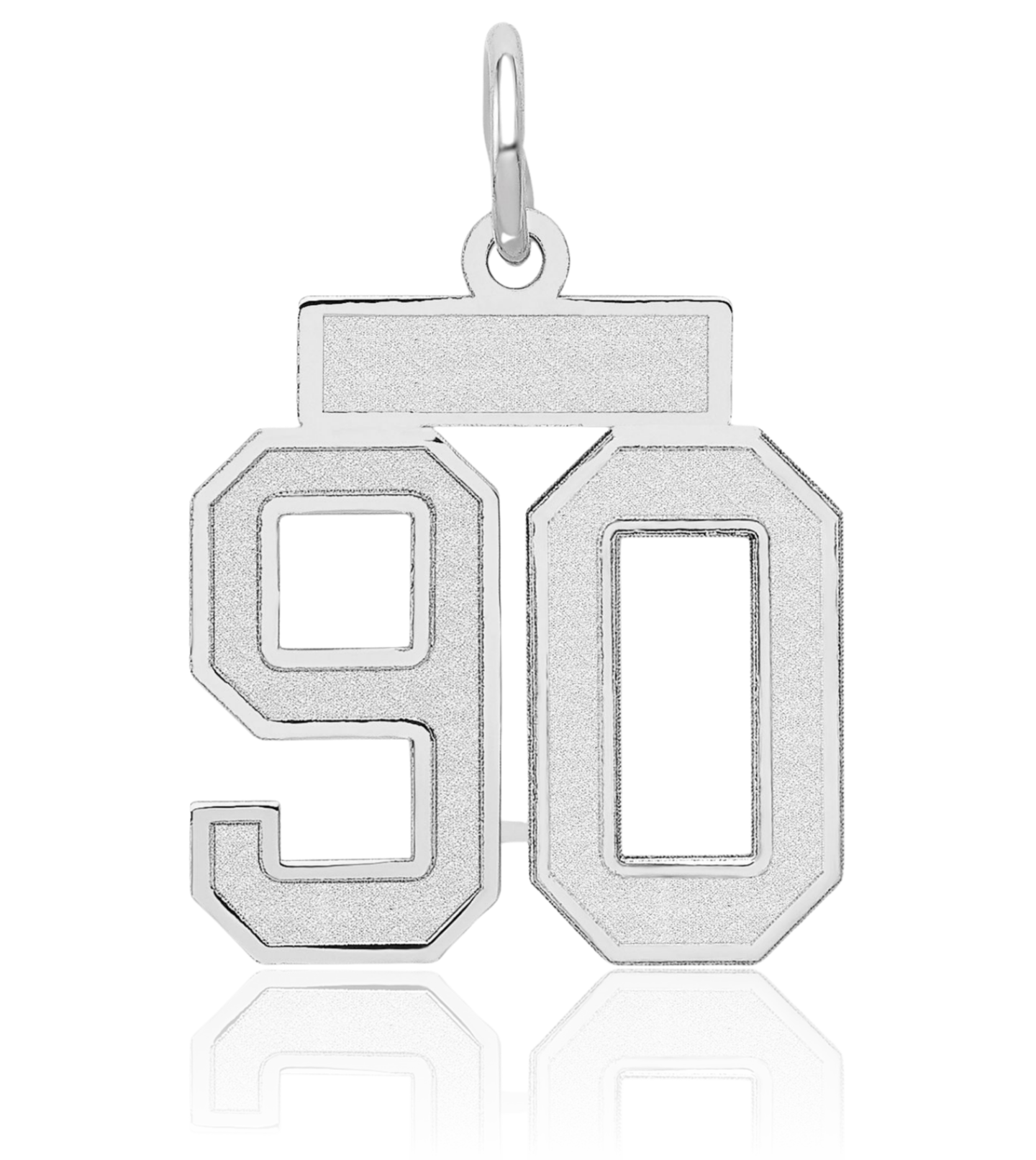 14k-solid-white-gold-number-90 