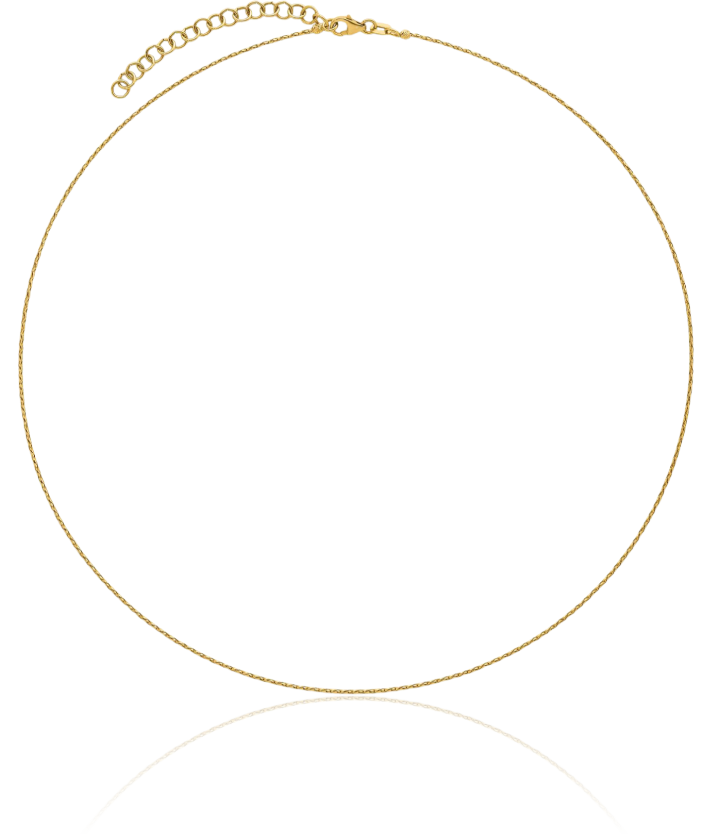 14K Solid Yellow Gold 0.8mm Twisted Neck Collar Neckwire Chain Cuff Choker …