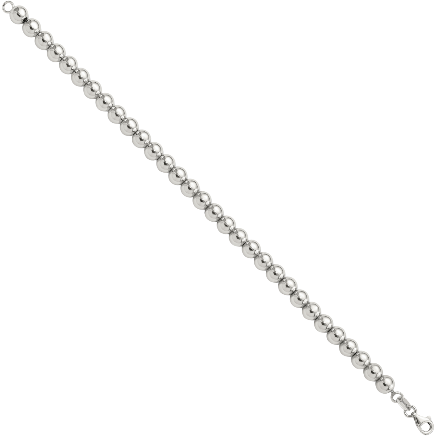 925 Sterling Silver 6mm Ball Chain Bracelet | eBay
