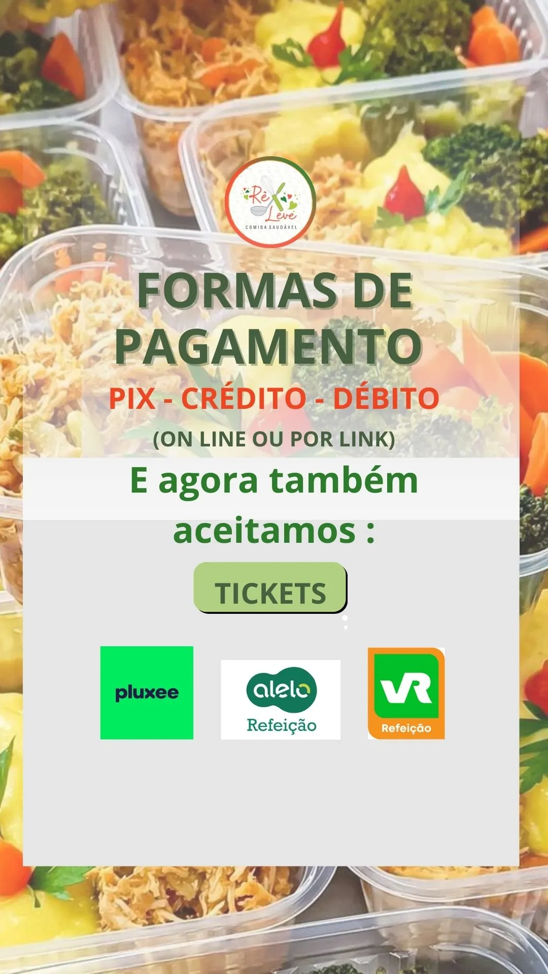 Formas de pagamento