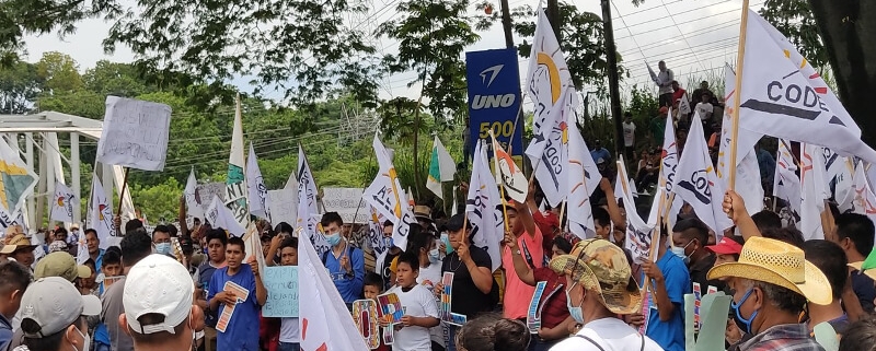 Bloqueos en Guatemala